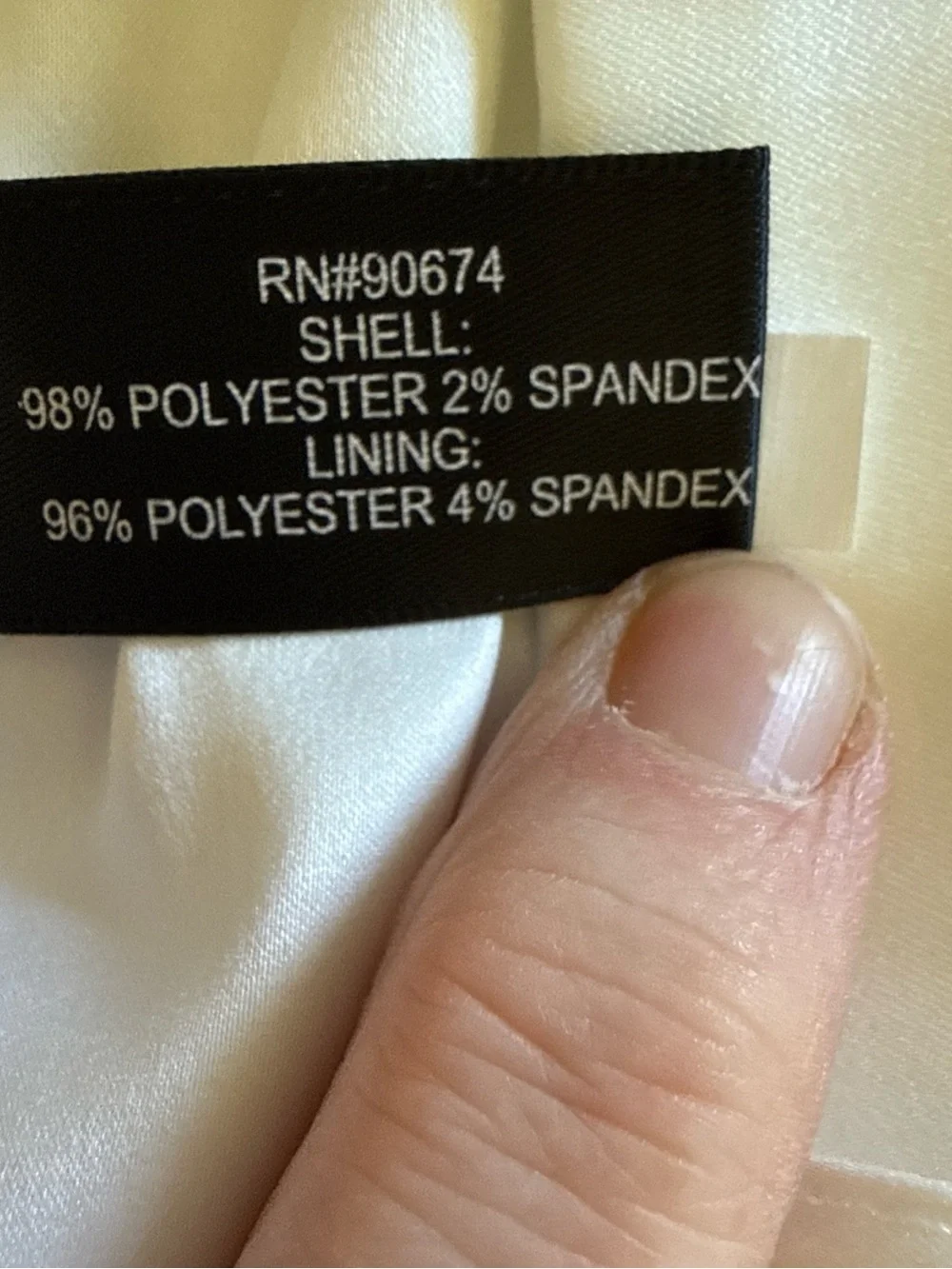 Boston Proper Cream Satin-Look trousers - Picture 9 of 16